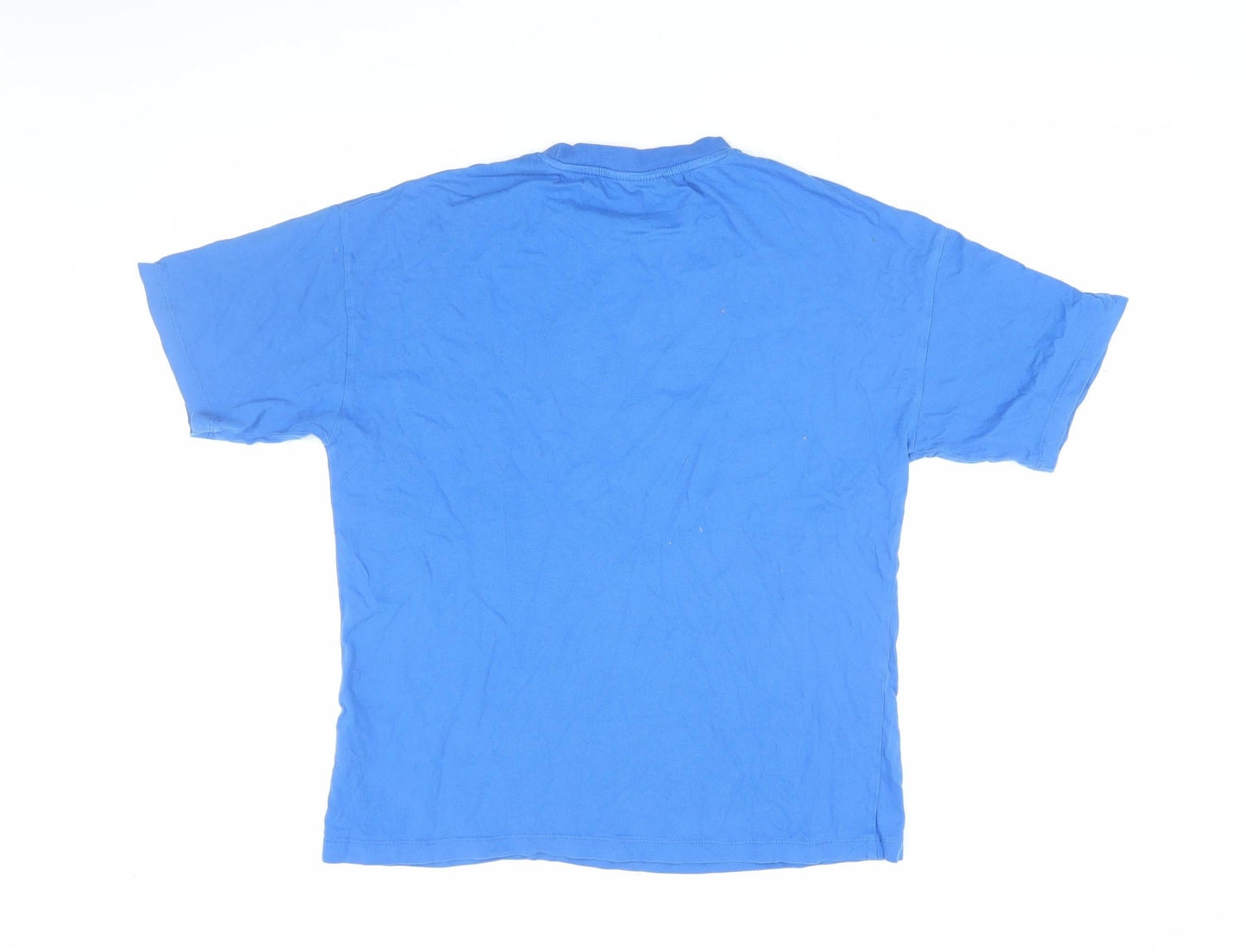 Unisex Adults UK Size XS Disney Blue Jersey T-Shirt