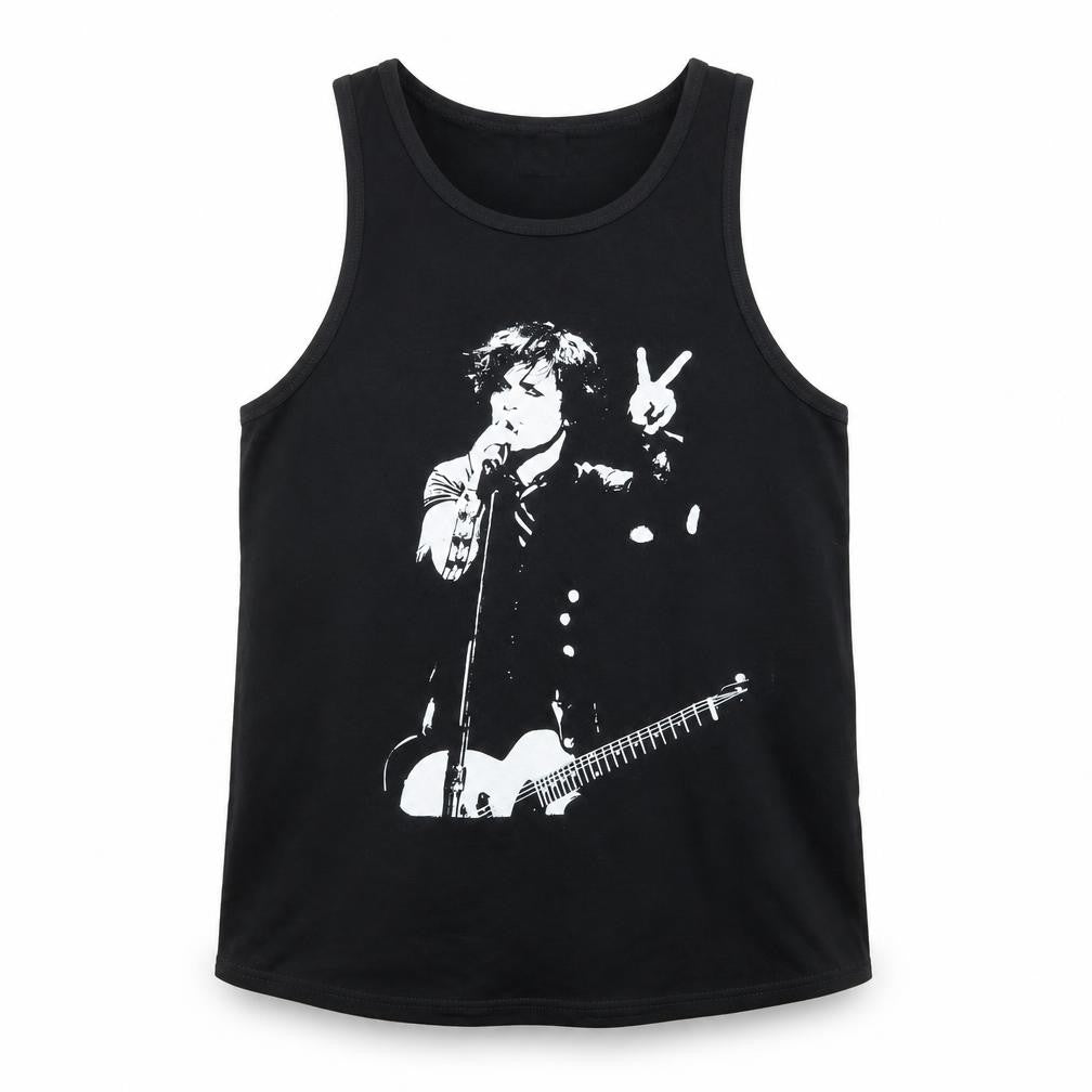 Womens UK Size 16 Death Kitty Black Basic Tank