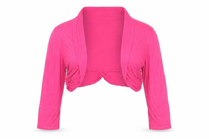 Womens UK Size 16 Pomodoro Pink Shrug Jumper