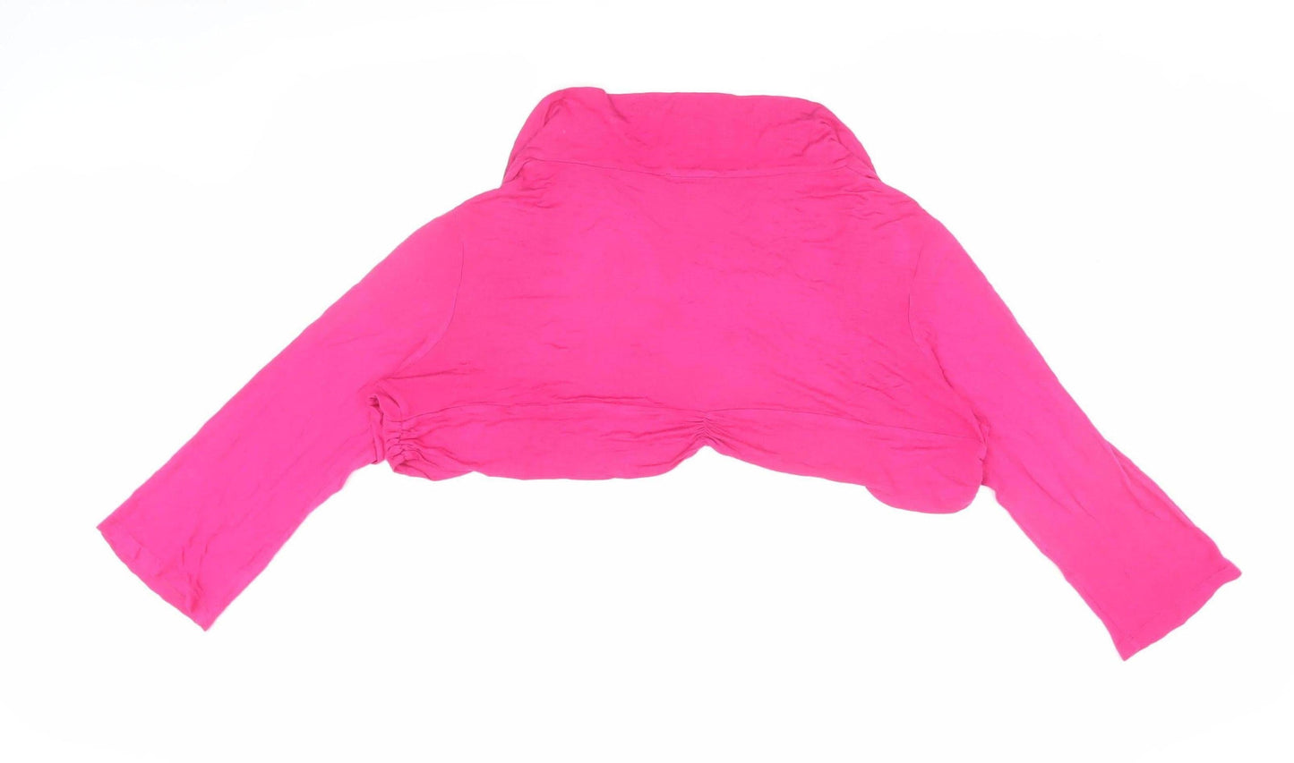 Womens UK Size 16 Pomodoro Pink Shrug Jumper