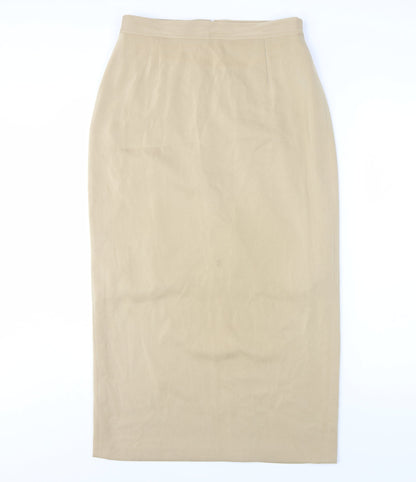 Gerry Weber Women's Beige Long Pencil Skirt Size 14
