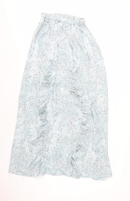 ASOS DESIGN Women's Multicoloured Long A-Line Skirt