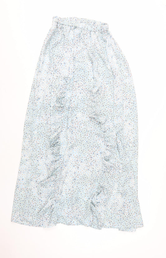 ASOS DESIGN Women's Multicoloured Long A-Line Skirt