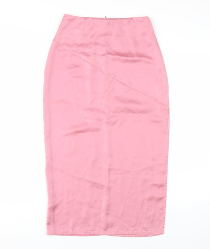 Club L Women's Pink Pencil Midi Skirt Size 8