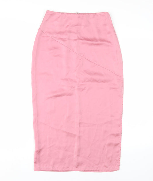Club L Women's Pink Pencil Midi Skirt Size 8