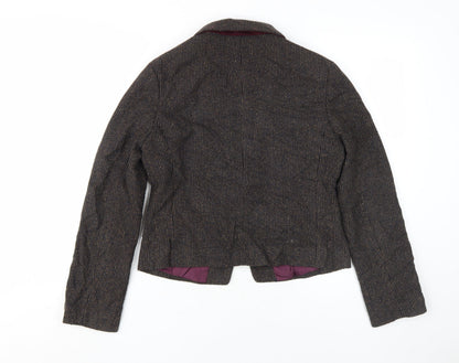 Womens UK Size 12 New Look Brown Basic Jacket