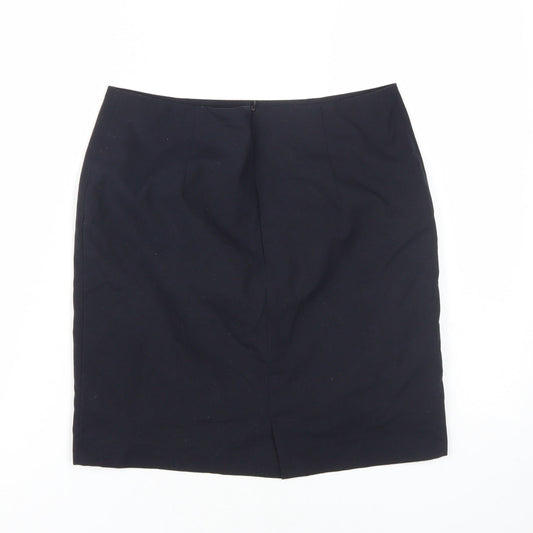 Rubrica Women's Black Knee Length Pencil Skirt Size 10