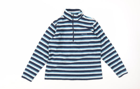 Craghoppers Women's Blue Striped Pullover Sweatshirt Size 12