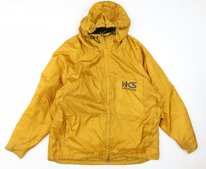 Mens UK Size XL Nickelson Yellow Parka Coat