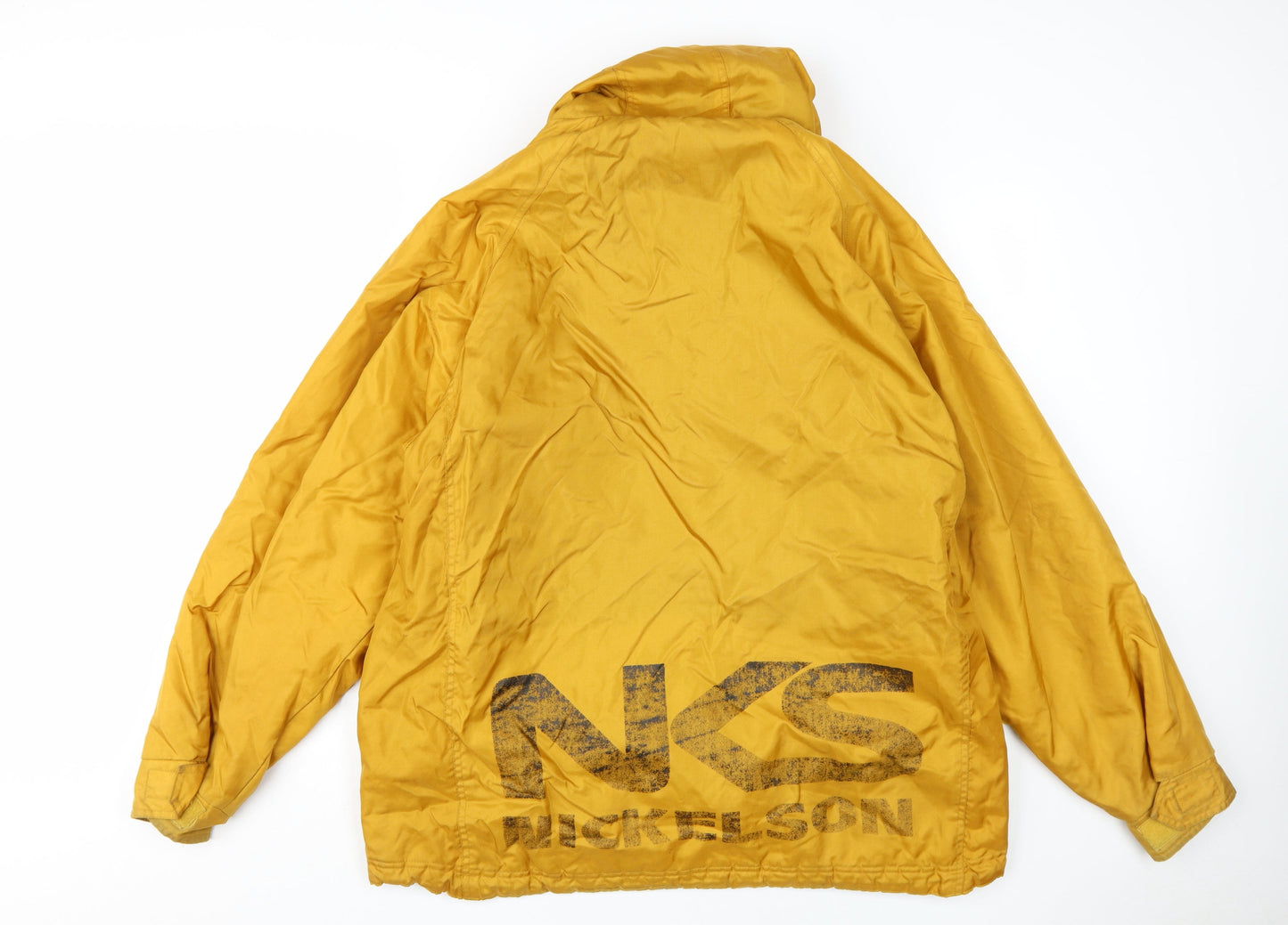 Mens UK Size XL Nickelson Yellow Parka Coat