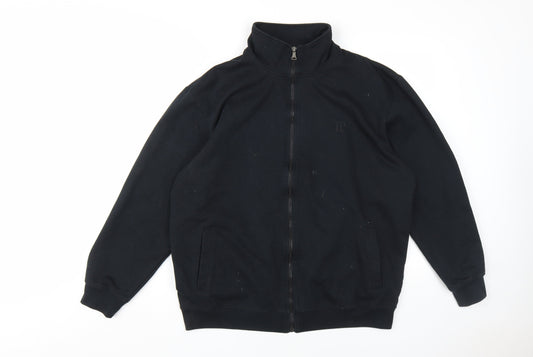 Mens UK Size XL Johann Popken Black Bomber Jacket
