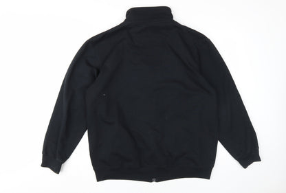 Mens UK Size XL Johann Popken Black Bomber Jacket