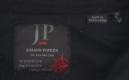 Mens UK Size XL Johann Popken Black Bomber Jacket