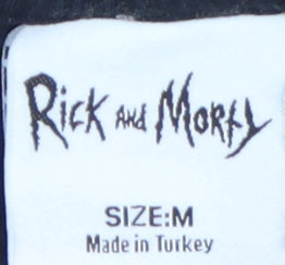 Rick and Morty Unisex Black T-Shirt M, Cartoon Lover's Choice
