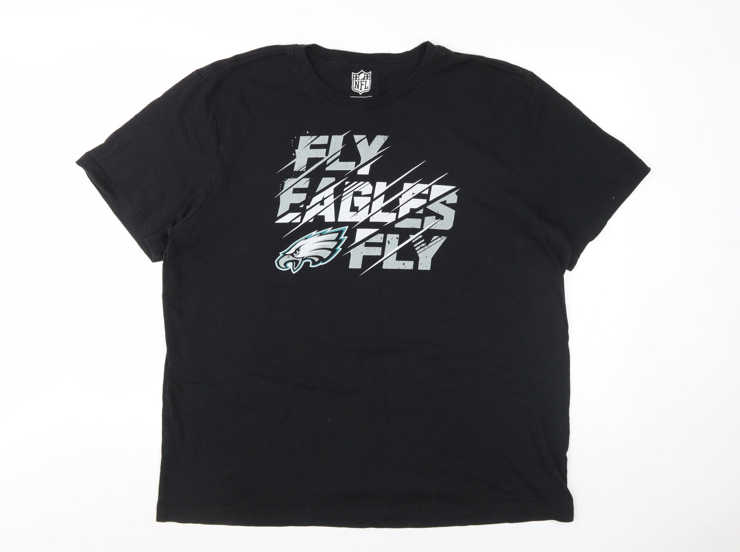 NFL Men's Black 2XL Graphic Print T-Shirt