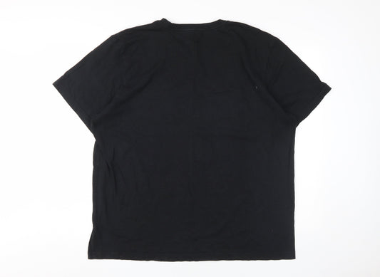 NFL Men's Black 2XL Graphic Print T-Shirt