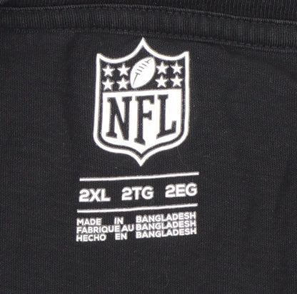 NFL Men's Black 2XL Graphic Print T-Shirt