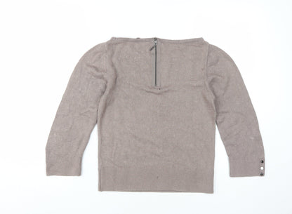 J by Jasper Conran Beige Women’s Pullover Jumper Size 12