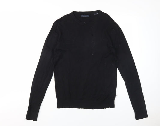 Jack & Jones Men's Black Pullover Jumper XS