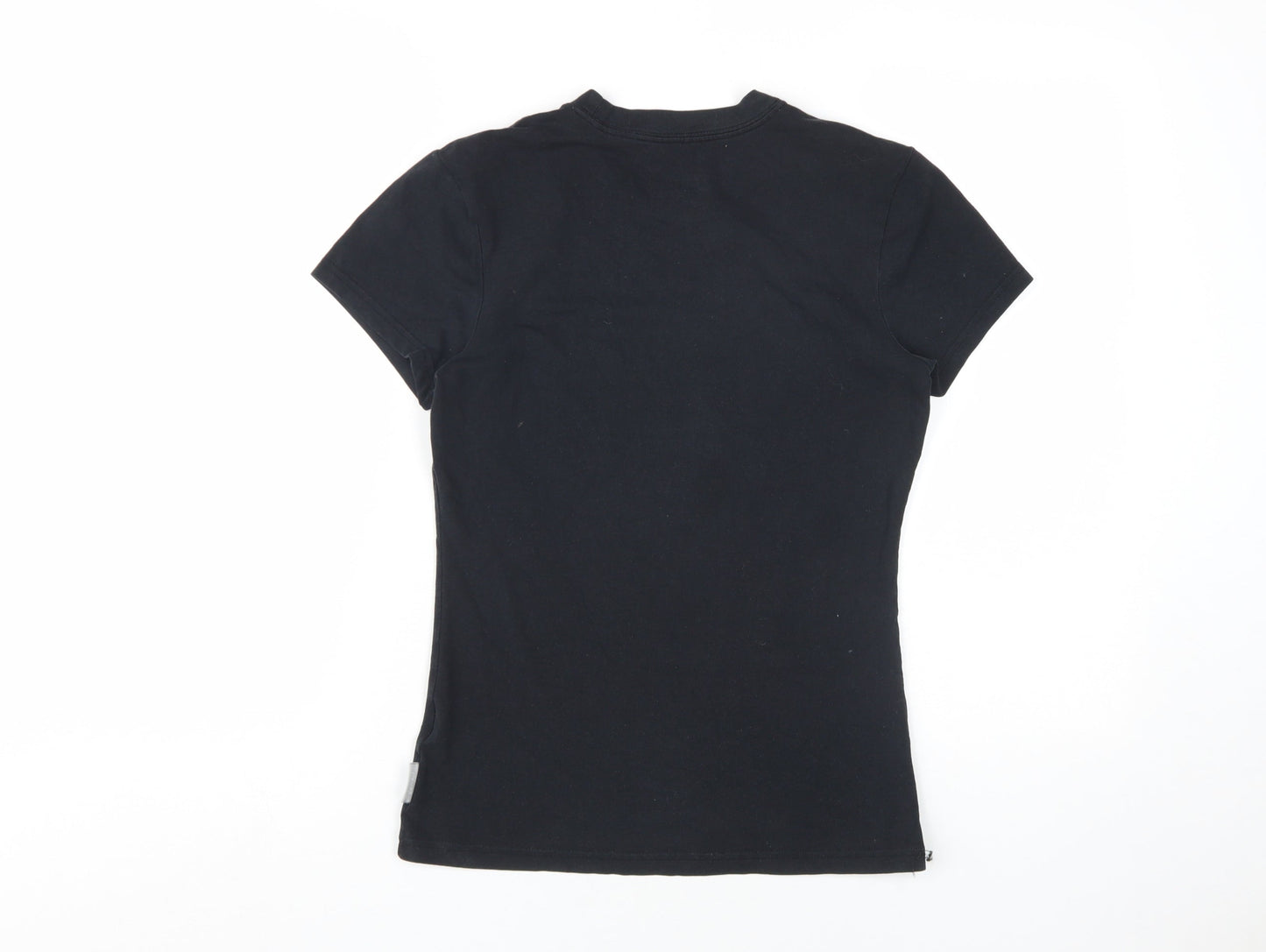 Womens UK Size S Nike Black Basic T-Shirt