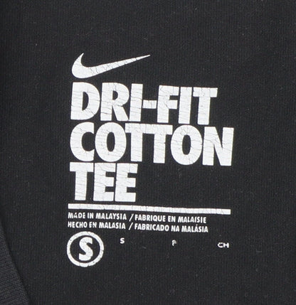 Womens UK Size S Nike Black Basic T-Shirt
