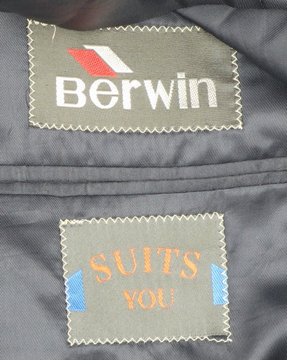 Mens UK Size 44 Berwin Regular Blue Suit Jacket