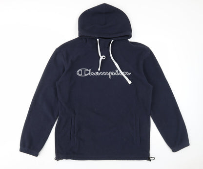 Mens UK Size S Champion Blue Pullover Hoodie