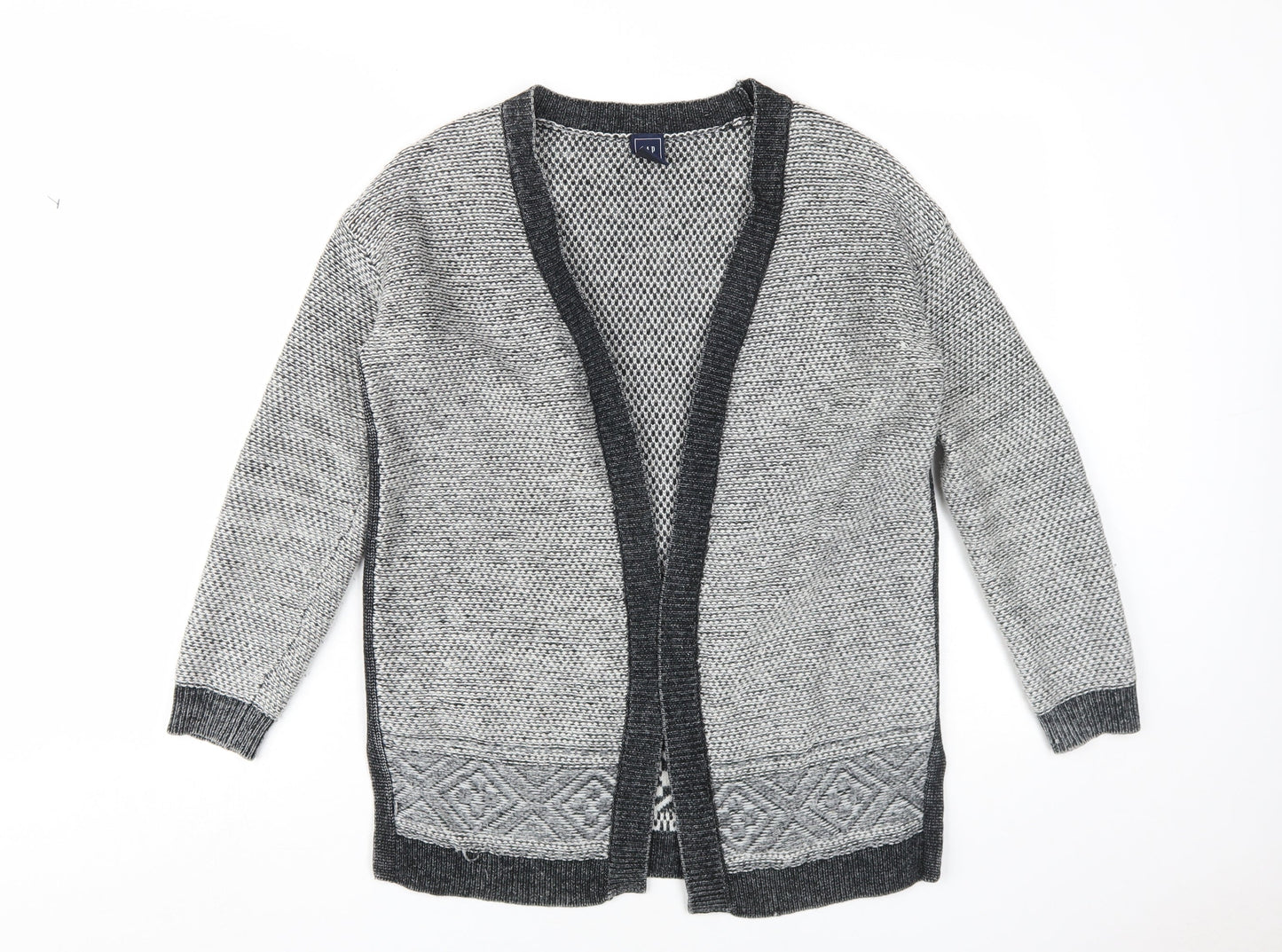 Womens UK Size XS Gap Grey Cardigan Jumper