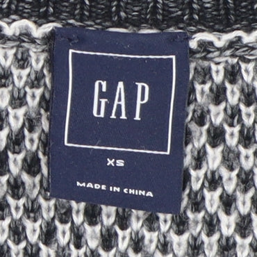 Womens UK Size XS Gap Grey Cardigan Jumper