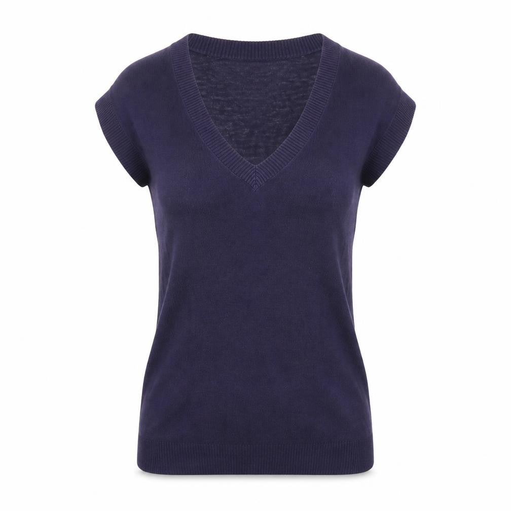 Womens UK Size S Gap Purple Vest Jumper