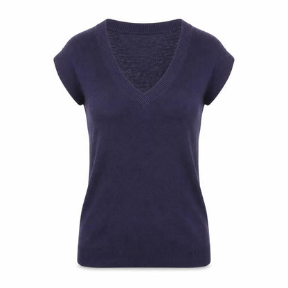 Womens UK Size S Gap Purple Vest Jumper