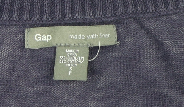 Gap Women's Purple Linen Knit Sleeveless Vest S