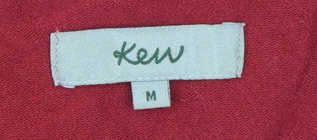 Womens UK Size M KEW Red Pullover Jumper