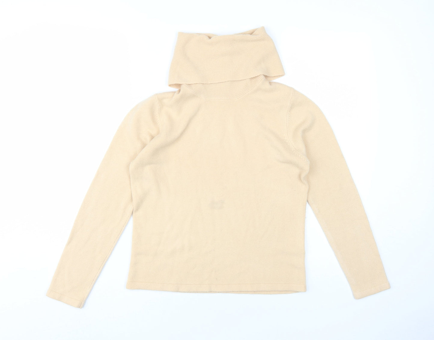 Womens UK Size 10 Emreco Beige Jumper Jumper