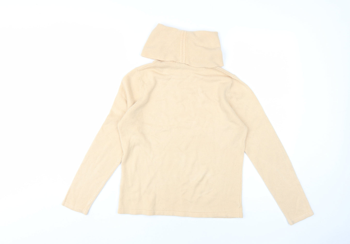 Womens UK Size 10 Emreco Beige Jumper Jumper