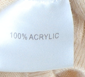 Womens UK Size 10 Emreco Beige Jumper Jumper