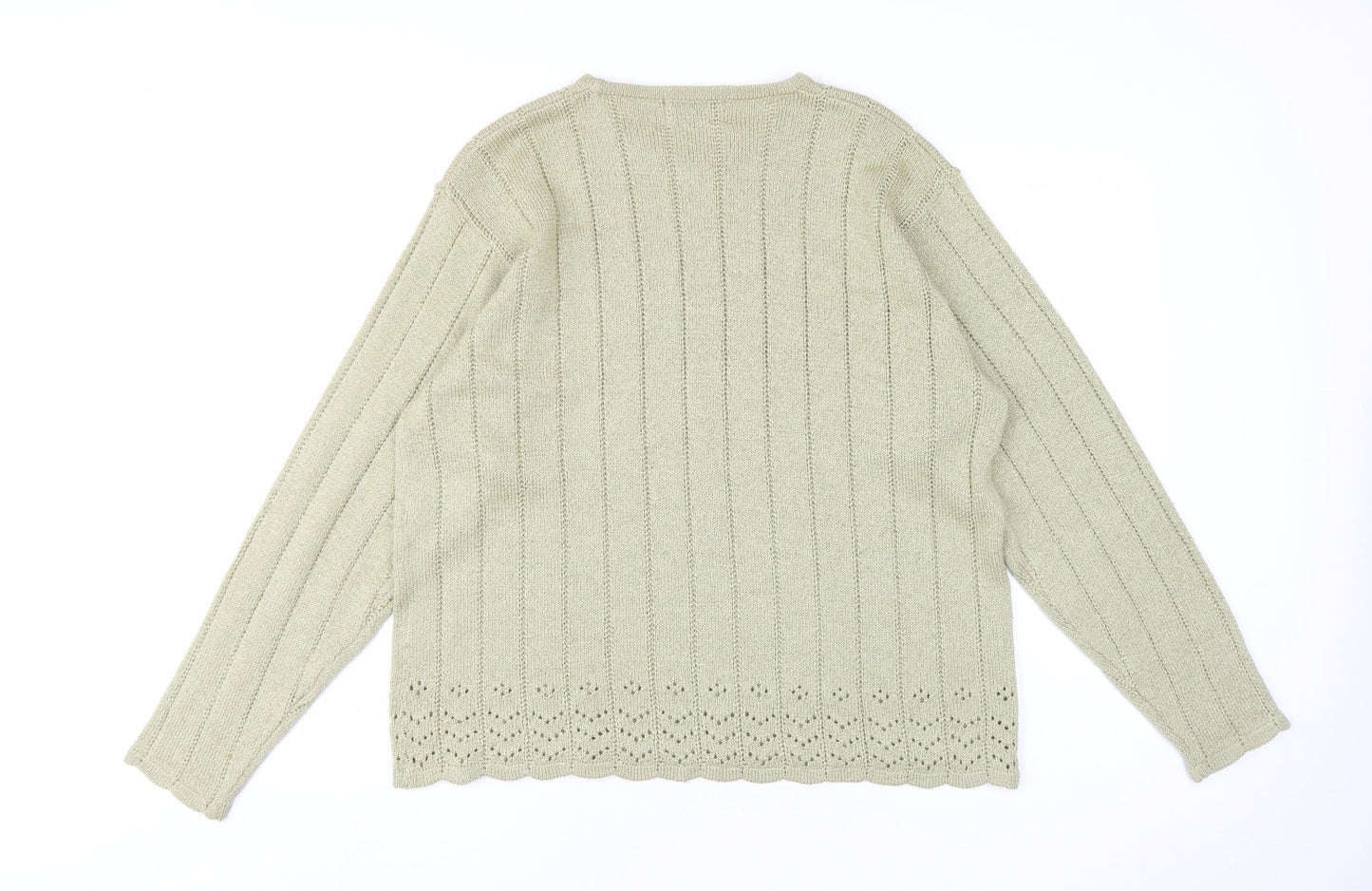 Honor Millburn Women's Beige L Knit Pullover Jumper