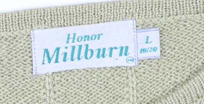 Honor Millburn Women's Beige L Knit Pullover Jumper