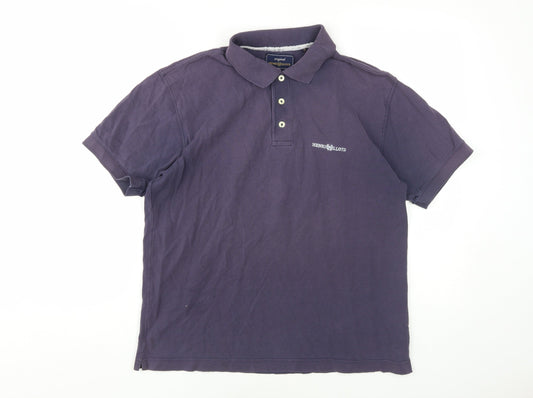 Henri Lloyd Men's Purple Polo M