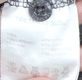 Trespass Men's Brown Striped Polo Shirt XL