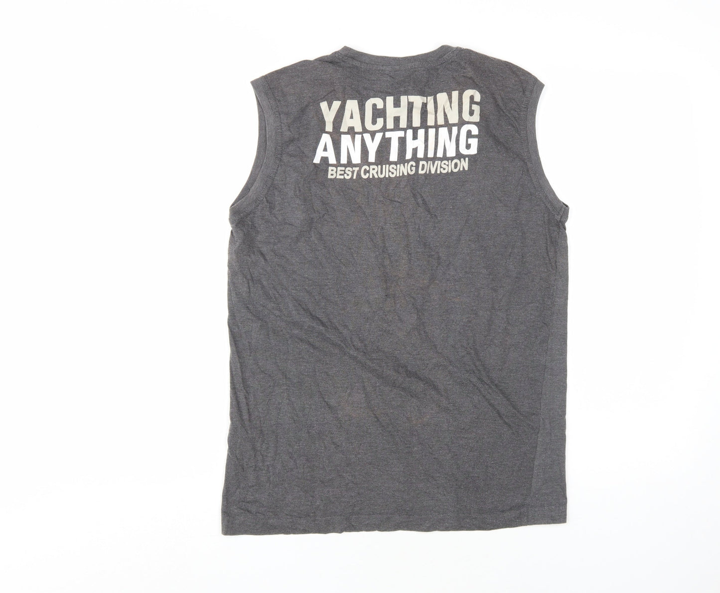 Anything Grey Tank Top Unisex Adults Large Nautical Style