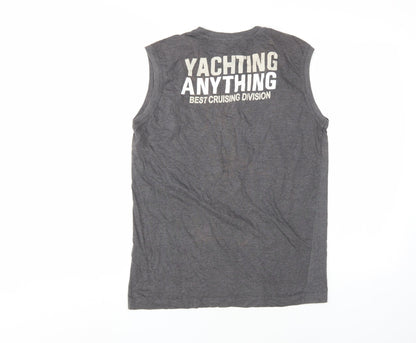 Anything Grey Tank Top Unisex Adults Large Nautical Style