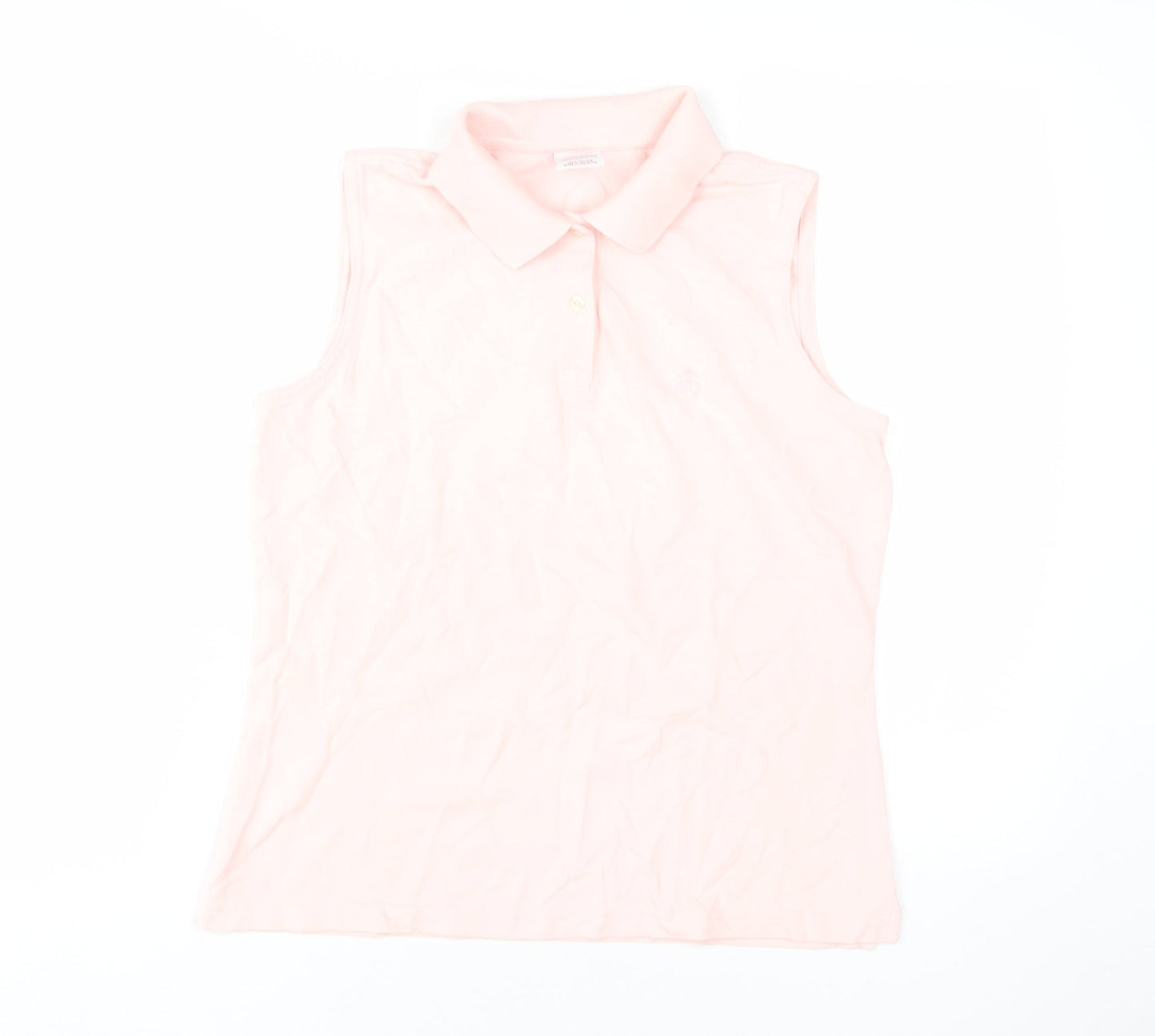 Brooks Brothers Pink Sleeveless Polo for Women Size M