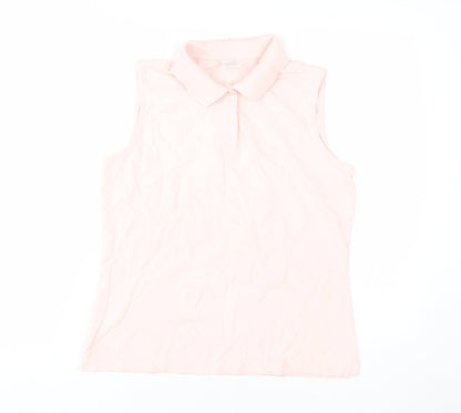 Brooks Brothers Pink Sleeveless Polo for Women Size M