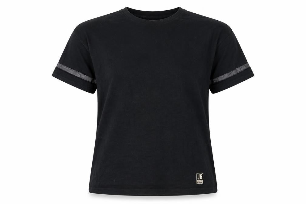 Unisex Adults UK Size XS Bench Black Basic T-Shirt