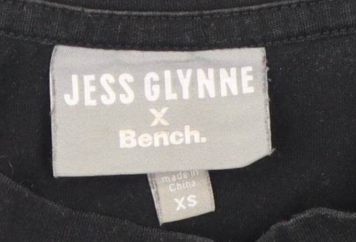 Unisex Adults UK Size XS Bench Black Basic T-Shirt