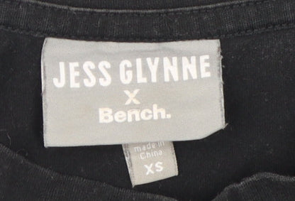 Unisex Adults UK Size XS Bench Black Basic T-Shirt
