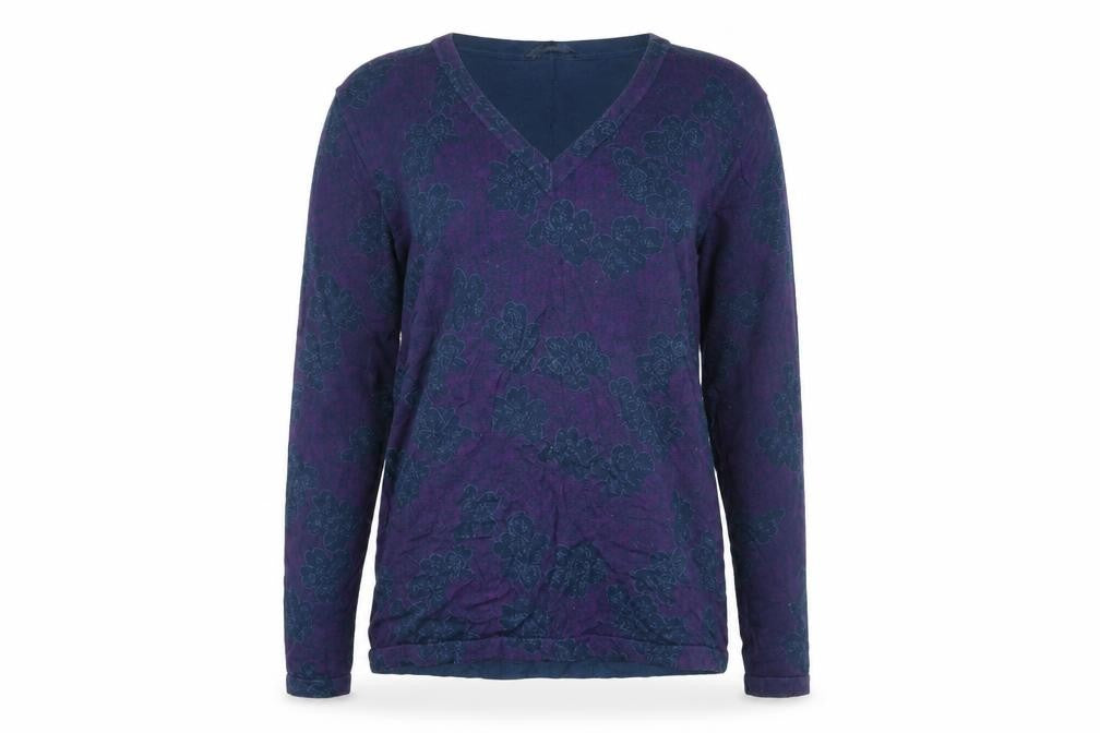 Womens UK Size M Viyella Purple Pullover Jumper