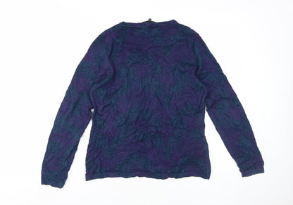 Womens UK Size M Viyella Purple Pullover Jumper