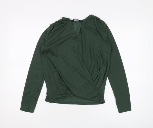 Womens UK Size 10 Dorothy Perkins Green Pullover Jumper